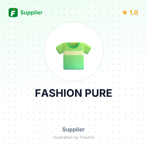 FASHION PURE – summary card, no photo uploaded yet