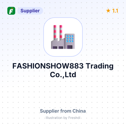 FASHIONSHOW883 Trading Co.,Ltd – summary card, no photo uploaded yet