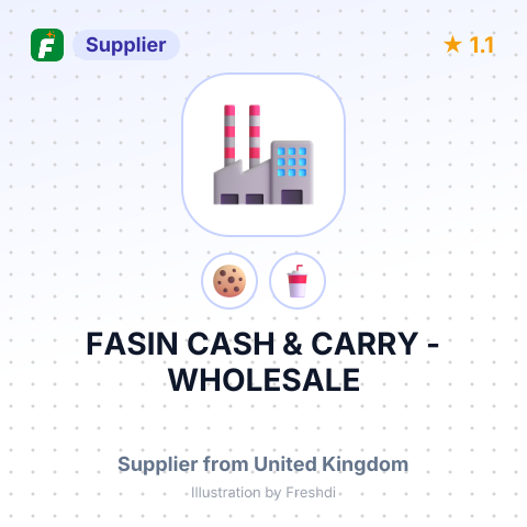 FASIN CASH & CARRY - WHOLESALE – summary card, no photo uploaded yet
