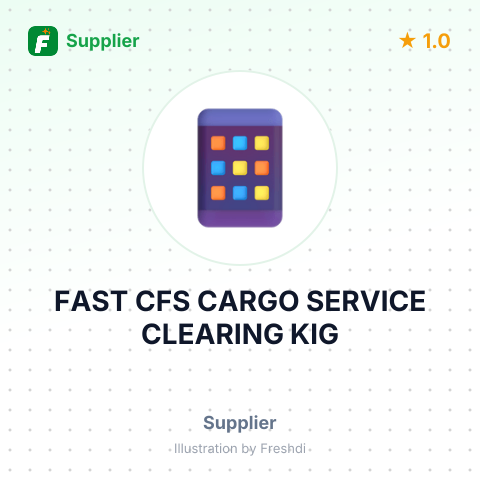 FAST CFS CARGO SERVICE CLEARING KIG – summary card, no photo uploaded yet