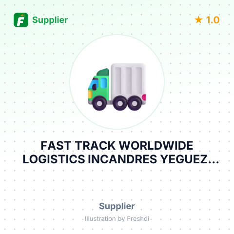 FAST TRACK WORLDWIDE LOGISTICS INCANDRES YEGUEZ, ANDREA PALMISANO1674 NW – summary card, no photo uploaded yet