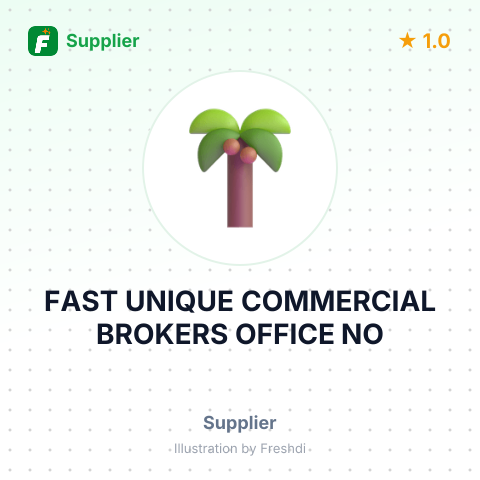 FAST UNIQUE COMMERCIAL BROKERS OFFICE NO – summary card, no photo uploaded yet