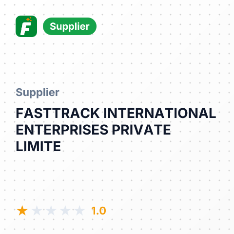 FASTTRACK INTERNATIONAL ENTERPRISES PRIVATE LIMITE – summary card, no photo uploaded yet