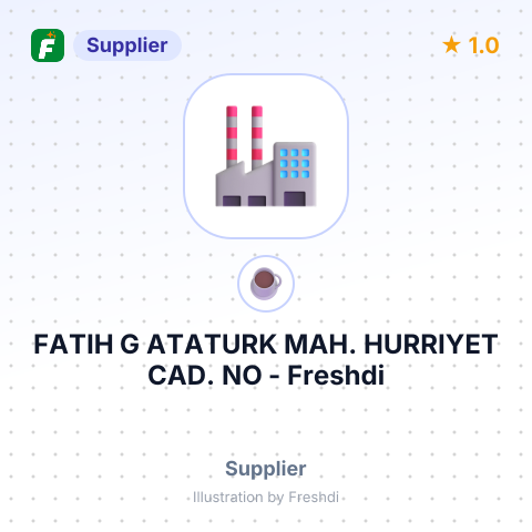 FATIH G ATATURK MAH. HURRIYET CAD. NO – summary card, no photo uploaded yet