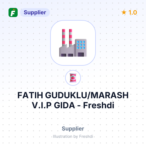 FATIH GUDUKLU/MARASH V.I.P GIDA – summary card, no photo uploaded yet