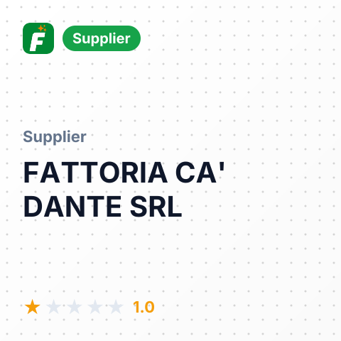 FATTORIA CA' DANTE SRL – summary card, no photo uploaded yet