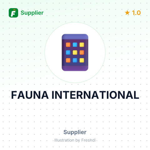 FAUNA INTERNATIONAL – summary card, no photo uploaded yet