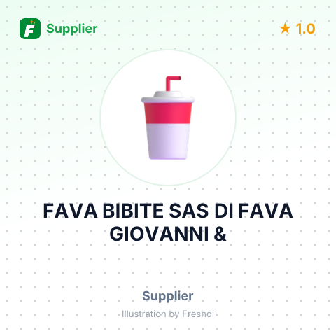 FAVA BIBITE SAS DI FAVA GIOVANNI & – summary card, no photo uploaded yet