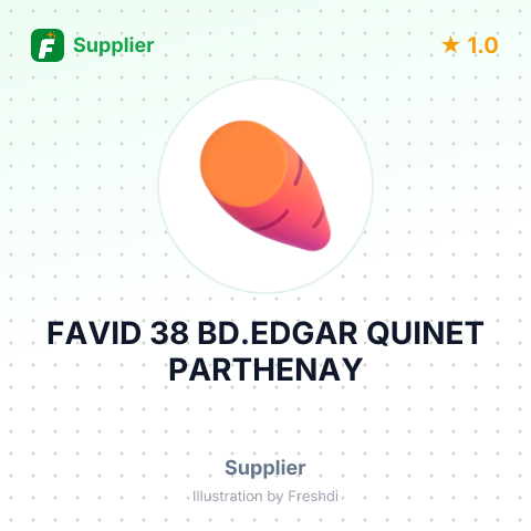 FAVID 38 BD.EDGAR QUINET PARTHENAY – summary card, no photo uploaded yet