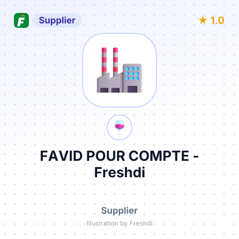 FAVID POUR COMPTE – summary card, no photo uploaded yet