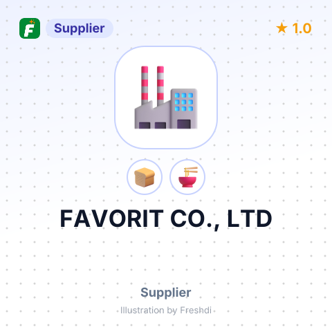 FAVORIT CO., LTD – summary card, no photo uploaded yet