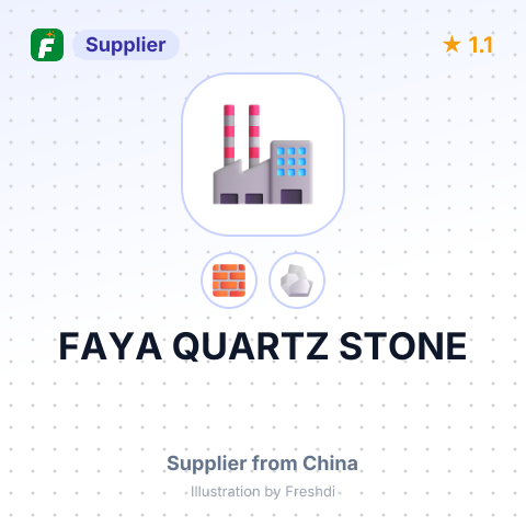 FAYA QUARTZ STONE – summary card, no photo uploaded yet