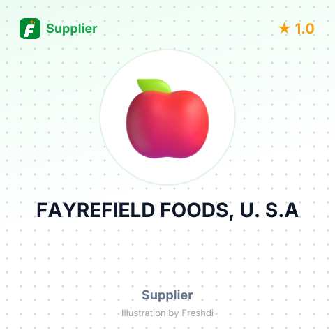FAYREFIELD FOODS, U. S.A – summary card, no photo uploaded yet