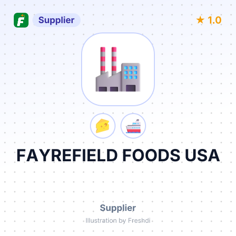 FAYREFIELD FOODS USA – summary card, no photo uploaded yet