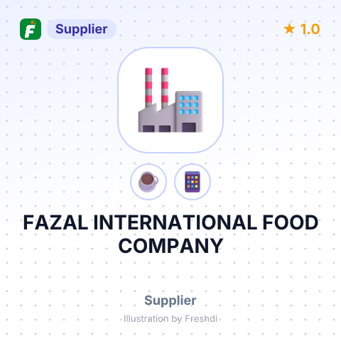 FAZAL INTERNATIONAL FOOD COMPANY – summary card, no photo uploaded yet