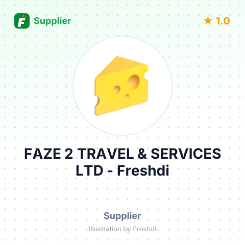 FAZE 2 TRAVEL & SERVICES LTD – summary card, no photo uploaded yet