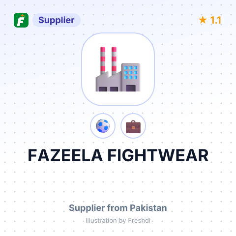 FAZEELA FIGHTWEAR – summary card, no photo uploaded yet