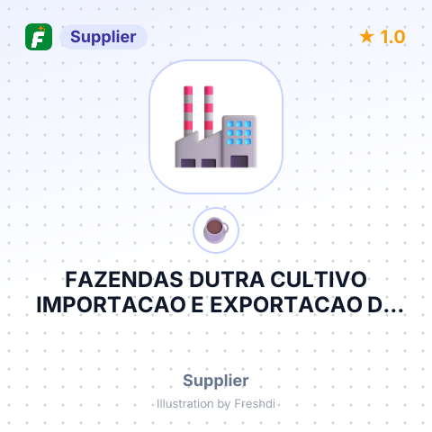 FAZENDAS DUTRA CULTIVO IMPORTACAO E EXPORTACAO DE CAFE LTDA – summary card, no photo uploaded yet