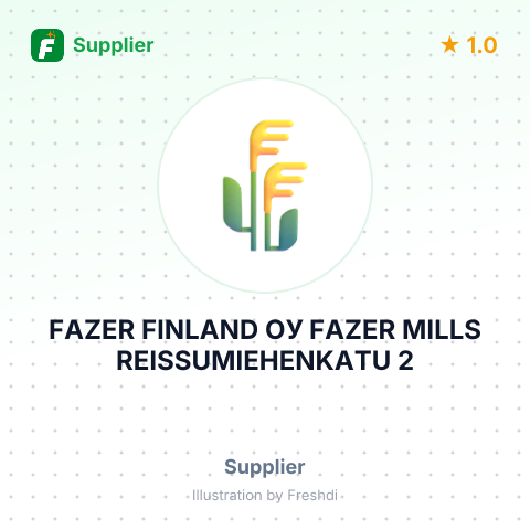 FAZER FINLAND ОУ FAZER MILLS REISSUMIEHENKATU 2 – summary card, no photo uploaded yet