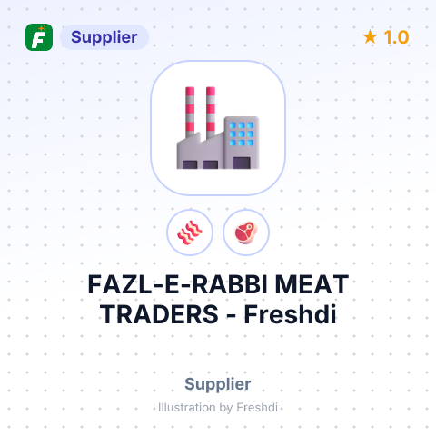 FAZL-E-RABBI MEAT TRADERS – summary card, no photo uploaded yet