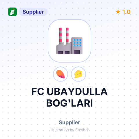 FC UBAYDULLA BOG'LARI – summary card, no photo uploaded yet