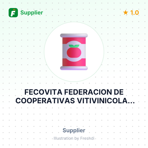 FECOVITA FEDERACION DE COOPERATIVAS VITIVINICOLAS ARGENTINAS – summary card, no photo uploaded yet