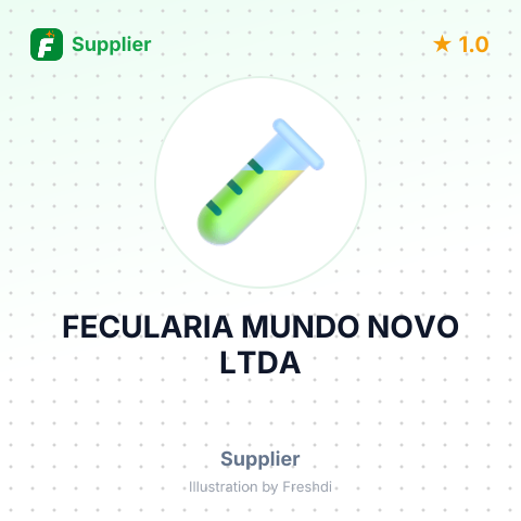 FECULARIA MUNDO NOVO LTDA – summary card, no photo uploaded yet