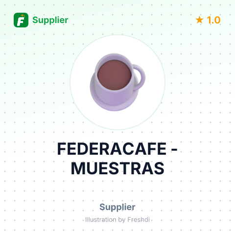 FEDERACAFE - MUESTRAS – summary card, no photo uploaded yet