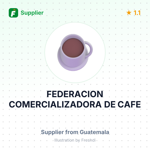 FEDERACION COMERCIALIZADORA DE CAFE – summary card, no photo uploaded yet