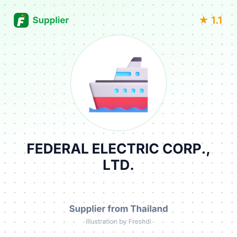 FEDERAL ELECTRIC CORP., LTD. – summary card, no photo uploaded yet