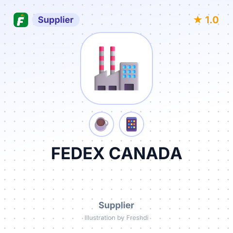 FEDEX CANADA – summary card, no photo uploaded yet