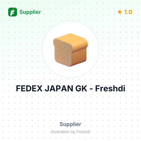 FEDEX JAPAN GK – summary card, no photo uploaded yet