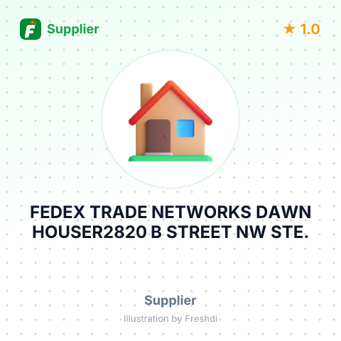FEDEX TRADE NETWORKS DAWN HOUSER2820 B STREET NW STE. – summary card, no photo uploaded yet