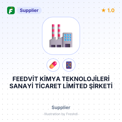 FEEDVİT KİMYA TEKNOLOJİLERİ SANAYİ TİCARET LİMİTED ŞİRKETİ – summary card, no photo uploaded yet