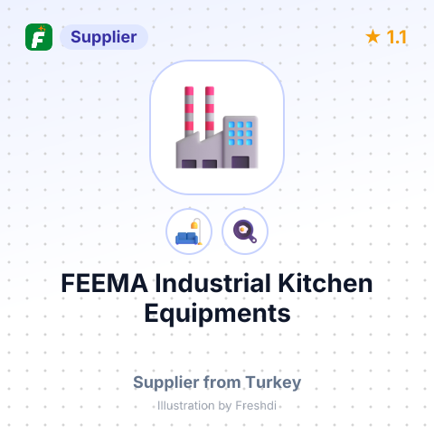 FEEMA Industrial Kitchen Equipments – summary card, no photo uploaded yet