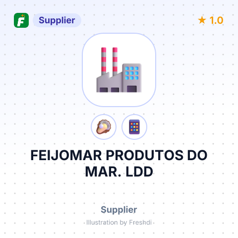 FEIJOMAR PRODUTOS DO MAR. LDD – summary card, no photo uploaded yet