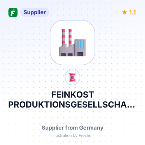 FEINKOST PRODUKTIONSGESELLSCHAFT MBH – summary card, no photo uploaded yet