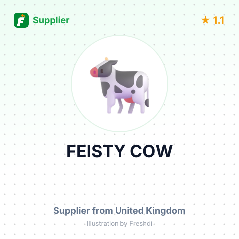 FEISTY COW – summary card, no photo uploaded yet