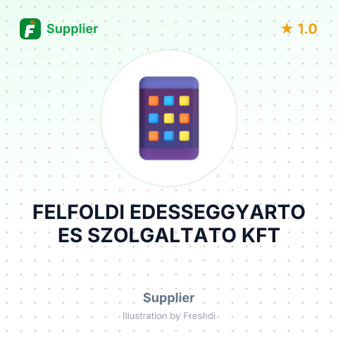 FELFOLDI EDESSEGGYARTO ES SZOLGALTATO KFT – summary card, no photo uploaded yet