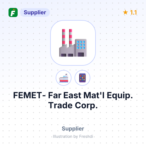FEMET- Far East Mat'l Equip. Trade Corp. – summary card, no photo uploaded yet
