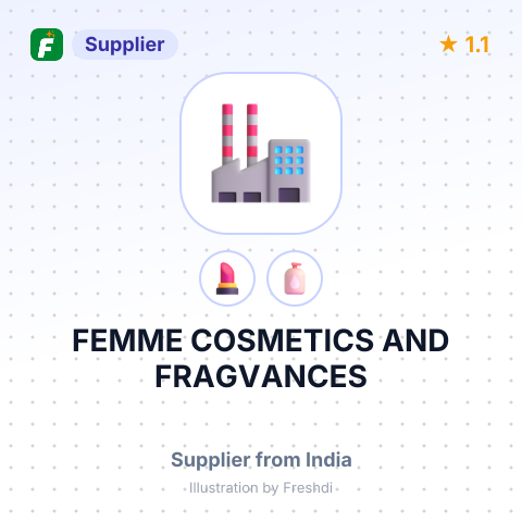 FEMME COSMETICS AND FRAGVANCES – summary card, no photo uploaded yet