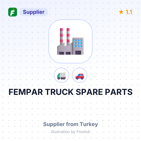 FEMPAR TRUCK SPARE PARTS – summary card, no photo uploaded yet