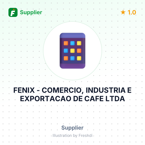 FENIX - COMERCIO, INDUSTRIA E EXPORTACAO DE CAFE LTDA – summary card, no photo uploaded yet
