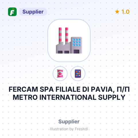 FERCAM SPA FILIALE DI PAVIA, П/П METRO INTERNATIONAL SUPPLY – summary card, no photo uploaded yet