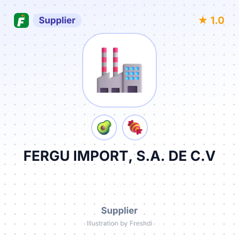 FERGU IMPORT, S.A. DE C.V – summary card, no photo uploaded yet