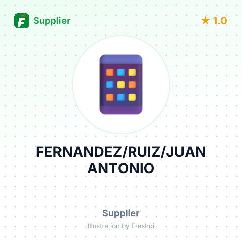 FERNANDEZ/RUIZ/JUAN ANTONIO – summary card, no photo uploaded yet