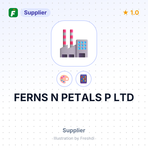 FERNS N PETALS P LTD – summary card, no photo uploaded yet