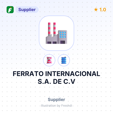 FERRATO INTERNACIONAL S.A. DE C.V – summary card, no photo uploaded yet