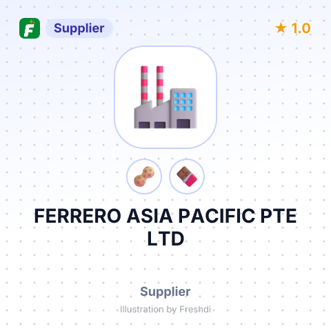 FERRERO ASIA PACIFIC PTE LTD – summary card, no photo uploaded yet