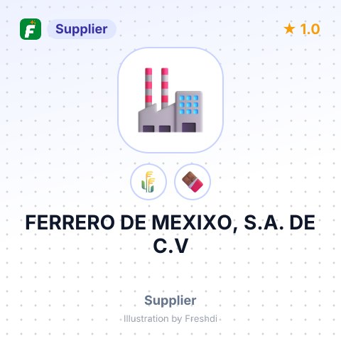 FERRERO DE MEXIXO, S.A. DE C.V – summary card, no photo uploaded yet